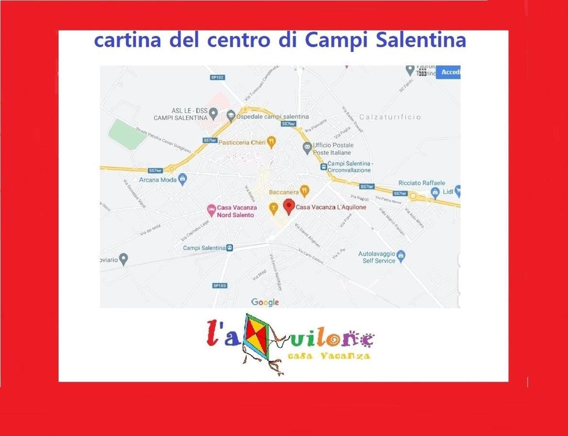 Casa Vacanza L'Aquilone Campi Salentina Εξωτερικό φωτογραφία